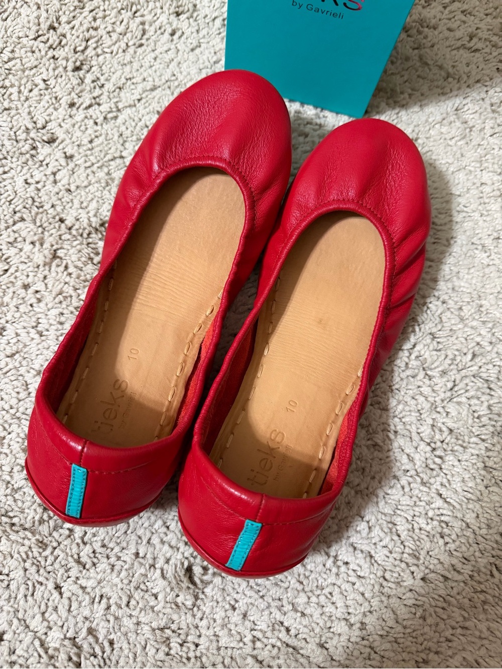 True Love Red Tieks Size 10